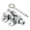 Prima - Window Brighton Fastener - Acorn London Style Locking - Satin Chrome Plate - SCP2019L