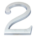 Prima - Door Numeral Pin Fix 102mm - Satin Chrome Plate - SCP220/2