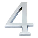 Prima - Door Numeral Pin Fix 102mm 4 - Satin Chrome Plate - SCP220/4