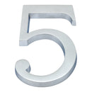 Prima - Door Numeral Pin Fix 102mm 5 - Satin Chrome Plate - SCP220/5
