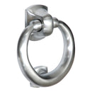 Prima - Ring Front Door Knocker 120mm x 110mm - Satin Chrome Plate - SCP28