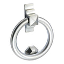 Prima - Ring Front Door Knocker  106mm - Satin Chrome Plate - SCP779