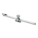 Prima - Window Screw Down Sliding Casement Stay 254mm Long - Satin Chrome Plate - SCP874
