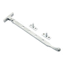 Prima - Window Pear Drop Casement Stay 300mm Long - Satin Chrome Plate - SCP878