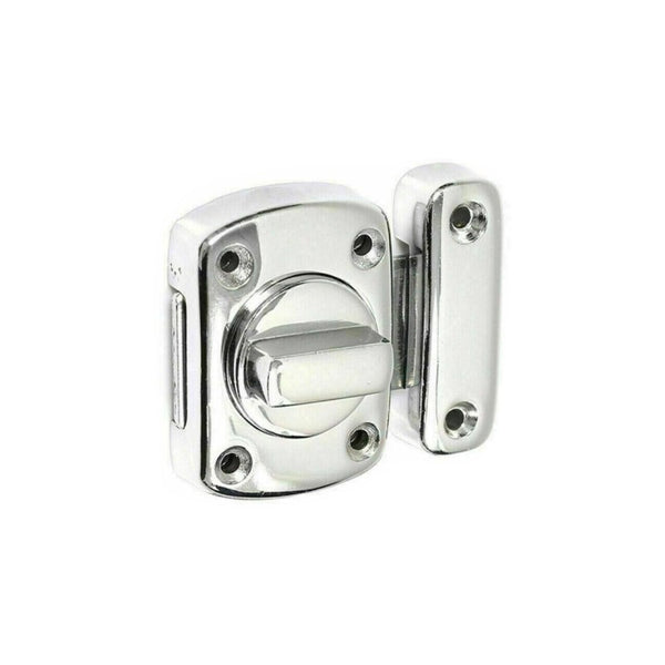 Spira Brass - Sigma Bahroom Latch Small  - Polished Chrome - SL01PC - Choice Handles