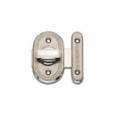 Spira Brass - Delta Bathroom Latch Big  - Satin Nickel - SL02SN - Choice Handles