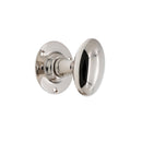 Spira Brass - Oval Mortice Door Knob  - Polished Nickel - SB2109PN - Choice Handles
