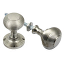 Prima - Reeded Rim Door Knob - Satin Nickel - SN439