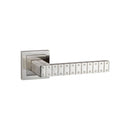 Senza Pari Bianca Lever Door Handle on Square Rose - Satin Nickel - SPC193SN - Choice Handles