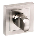 Senza Pari WC Turn and Release on Square Rose - Satin Nickel - SPCWCSN - Choice Handles