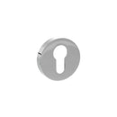 Senza Pari Euro Escutcheons on Minimal Round Rose - Polished Chrome - SPRESCEPC - Choice Handles