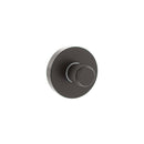 Senza Pari Knurled WC Turn and Release on Minimal Round Rose - Urban Dark Bronze - SPRKWCUDB - Choice Handles
