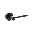 Senza Pari Darrio Lever Door Handle on Round Rose - Matt Black - SPRO218MB - Choice Handles