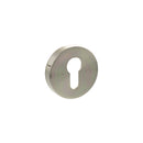 Senza Pari Euro Escutcheons on Round Rose - Satin Nickel - SPROESCESN - Choice Handles