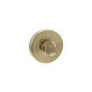 Senza Pari WC Turn and Release on Round Rose - Satin Brass - SPROWCSB - Choice Handles