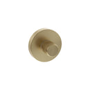 Senza Pari Linear WC Turn and Release on Minimal Round Rose - Satin Brass - SPRLWCSB - Choice Handles