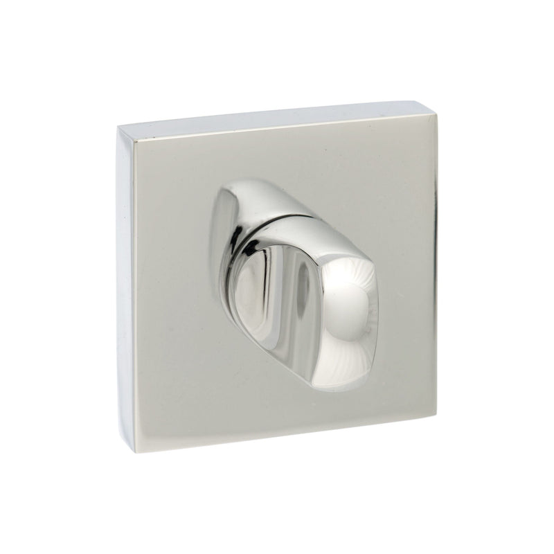 Senza Pari WC Turn and Release *for use with ADBCE* on Flush Square Rose - Polished Chrome - SPWCCP