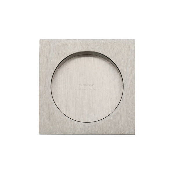 Sliding Square Flush Pull Pair Satin Nickel - SQ2327-SN - Choice Handles