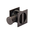 Tubular Lock with Square Privacy Turn & Release Matt Bronze - SQ2801-50-MB