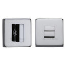 Heritage Brass Thumbturn & Emergency Release SQ4035 Design Polished Chrome Finish - SQ4035-PC - Choice Handles