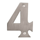 Steel Line Numeral 4 - 3" Steel Line - SS-1560 4-S - Choice Handles