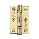 Stainless Steel Line 2BB Hinge Stainless Steel 3 x 2 x 2 Satin Brass finish
 - SS-3X2-SB - Choice Handles