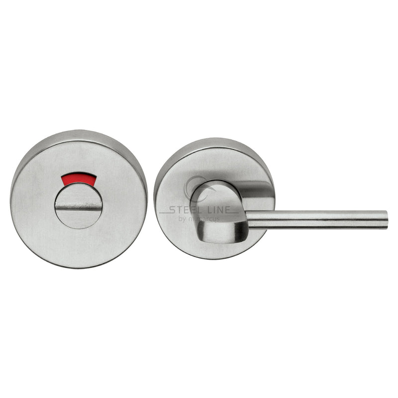 Steel Line Disabled Turn & Release for Bathroom Doors Satin Chrome - SS-895D-S - Choice Handles