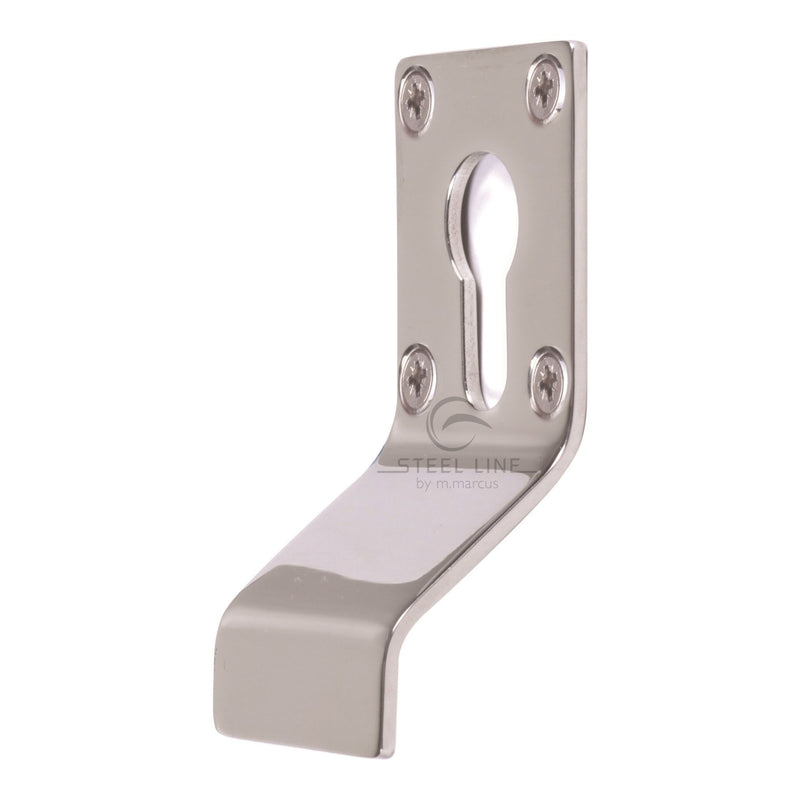 Steel Line Euro Cylinder Pull S.Steel Polished Chrome - SS-CPULL008-P - Choice Handles