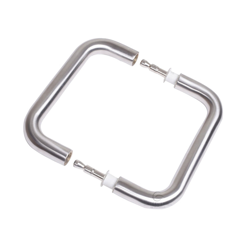 Steel Line Door Pull Handle Back to Back 150mm Satin Stainless Steel finish
 - SS-D190011-S - Choice Handles