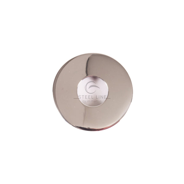 Steel Line Concealed Fixing Pack (for 22mm Tube) Polished Stainless Steel finish
 - SS-D220022-P - Choice Handles
