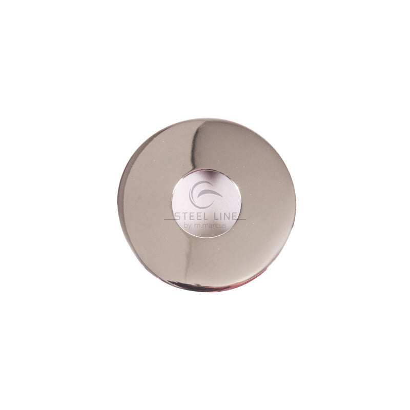Steel Line Concealed Fixing Pack (for 22mm Tube) Polished Stainless Steel finish
 - SS-D220022-P - Choice Handles