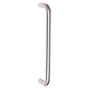 Steel Line Door Pull Handle Bolt Fix 600mm Satin Stainless Steel finish
 - SS-D220109-S - Choice Handles