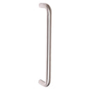 Steel Line Door Pull Handle Bolt Fix 425mm Satin Stainless Steel finish
 - SS-D220107-S - Choice Handles