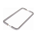 Steel Line Door Pull Handle Back to Back 600mm Satin Stainless Steel finish
 - SS-D220119-S - Choice Handles
