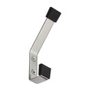 Steel Line Hat &amp; Coat Hook Buffered Satin Stainless Steel finish
 - SS-HOOK005-S - Choice Handles