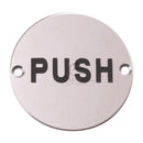 Push Engraving - SS-SIGN016-P - Choice Handles