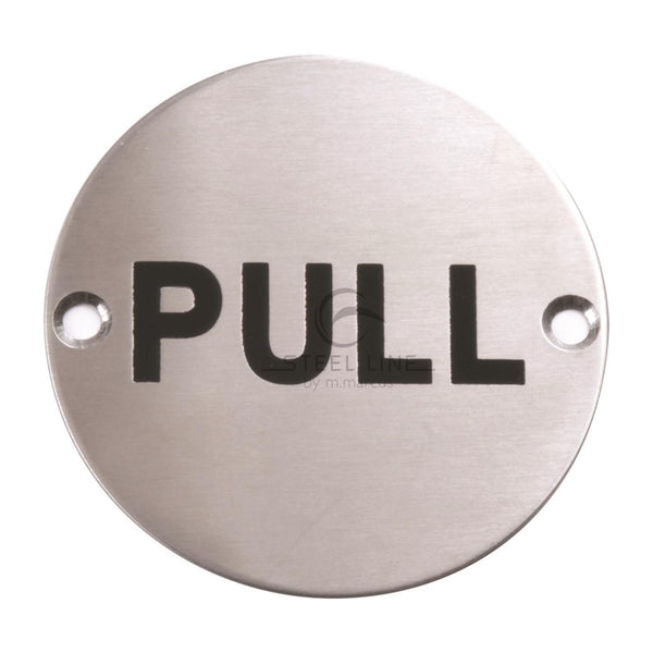 Pull Engraving - Polished Stainless Steel - SS-SIGN018-P - Choice Handles