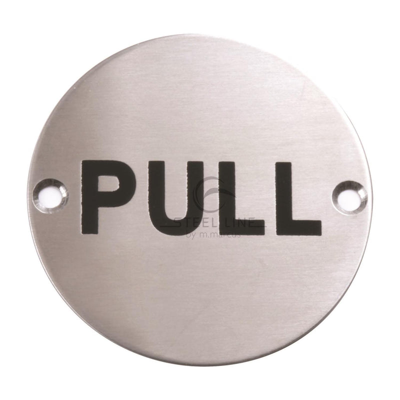 Pull Engraving - Polished Stainless Steel - SS-SIGN018-P - Choice Handles
