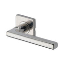 Apollo Lever On SQ Rose Polished Finish
 - SS-SQ-182-P - Choice Handles