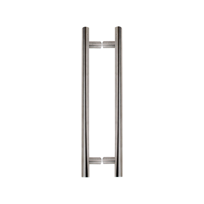 Steel Line Door Pull Handle Back to Back 720mm Satin Stainless Steel finish - SS-T250001R-S - Choice Handles