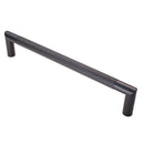 Eurospec - Mitred Knurled Pull Handle 300mm - Matt Black - SWP1169/300MB - Choice Handles