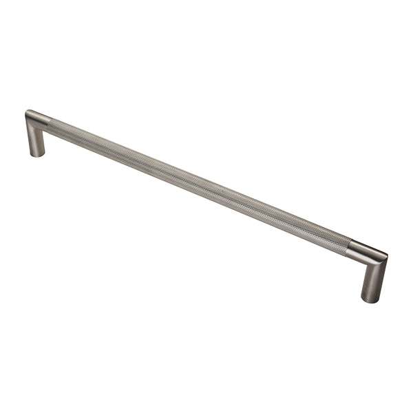 Eurospec - Mitred Knurled Pull Handle 450mm - Satin Stainless Steel - SWP1169/450SSS