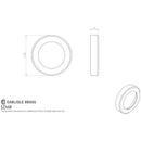 Serozzetta Round Szm Outer Rose Cover Pack - Polished Chrome - SZMRCP - Choice Handles