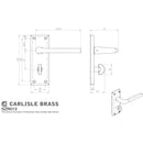 Serozzetta - Serozzetta Dieci Lever on Bathroom Backplate - Satin Nickel - SZR013SN - Choice Handles