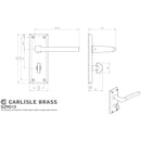 Serozzetta - SEROZZETTA dieci lever on face-fix backplate - bathroom 57mm - Polished Nickel - SZR013PN - Choice Handles