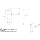 Serozzetta - Serozzetta Quaranta Lever on Lock Backplate - Polished Nickel / Satin Nickel - SZR041PNSN - Choice Handles