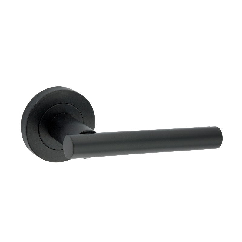 Spira Brass - Jura Lever Door Handle  - Matt Black - SB1304BLK - Choice Handles