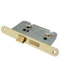 Eurospec - Easi-T Residential Bathroom Lock 78mm Radius - Electro Brassed - BAE5030EB/R - Choice Handles