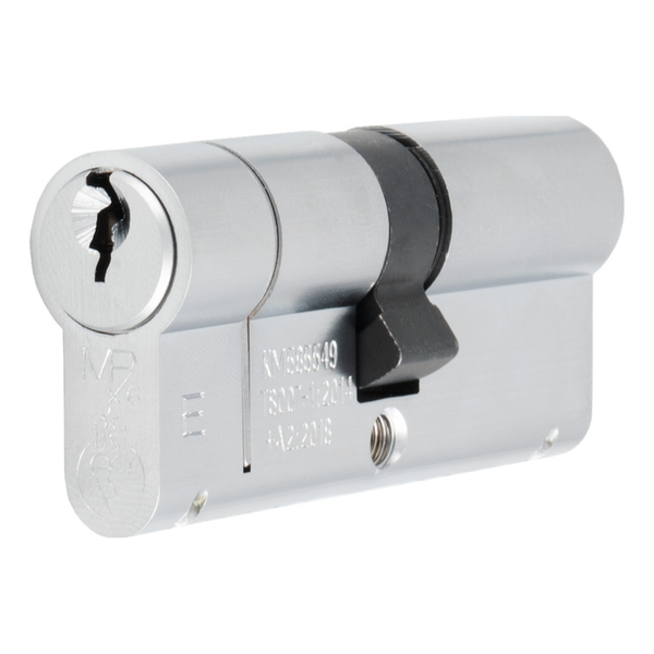 Eurospec - MPX6 Euro Double Cylinder-Satin Chrome-MK-70mm - CYF77270SC