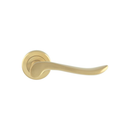 Serozzetta Verdun Lever On Rose - Satin Brass - ZIN3130SB - Choice Handles